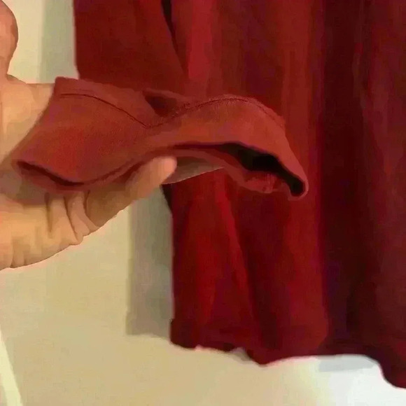 LL Bean Shirt Mens XL Red Turtleneck Long Sleeve Traditional Fit Basic Solid. - Picture 4 of 7